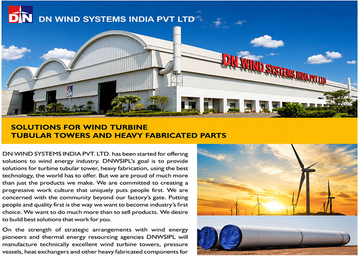 DN WIND SYSTEMS INDIA PVT LTD BUDHALE PRESSTECH